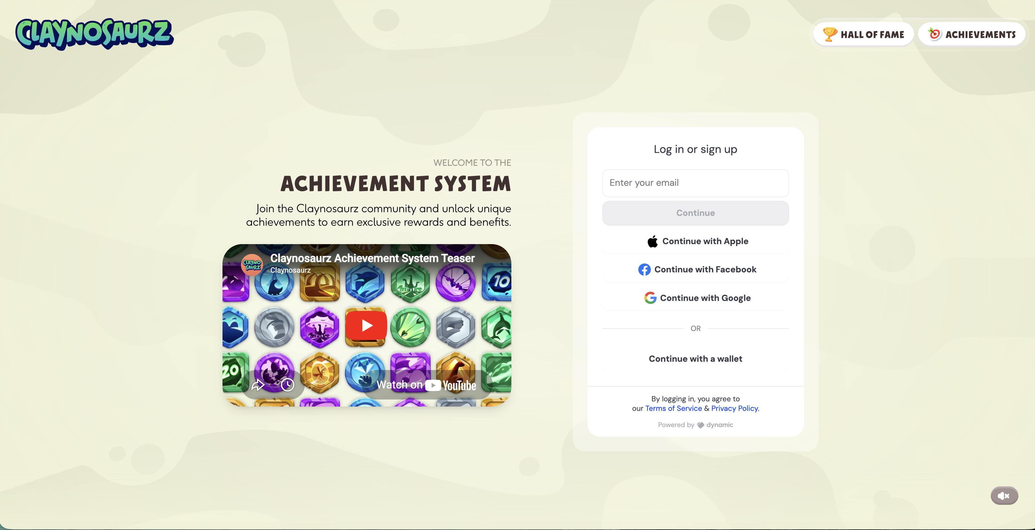 Claynosaurz site preview